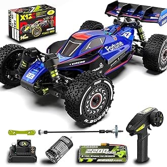 1/12 Brushelss RC Cars, 50 MPH, RC Buggy, Remote Control Truck, 4×4 Monster Car, Ages 8+