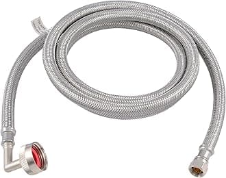 41043 Stainless Steel Dishwasher Connector, 6 Ft, Chrome