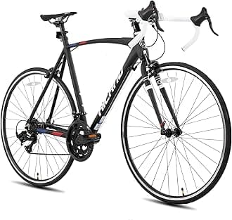 Hiland Road Bike, Shimano 14 Speeds Sport Bike, Light Weight Aluminum Frame, 700C Racing Bike for Men Women Adult Bicycle