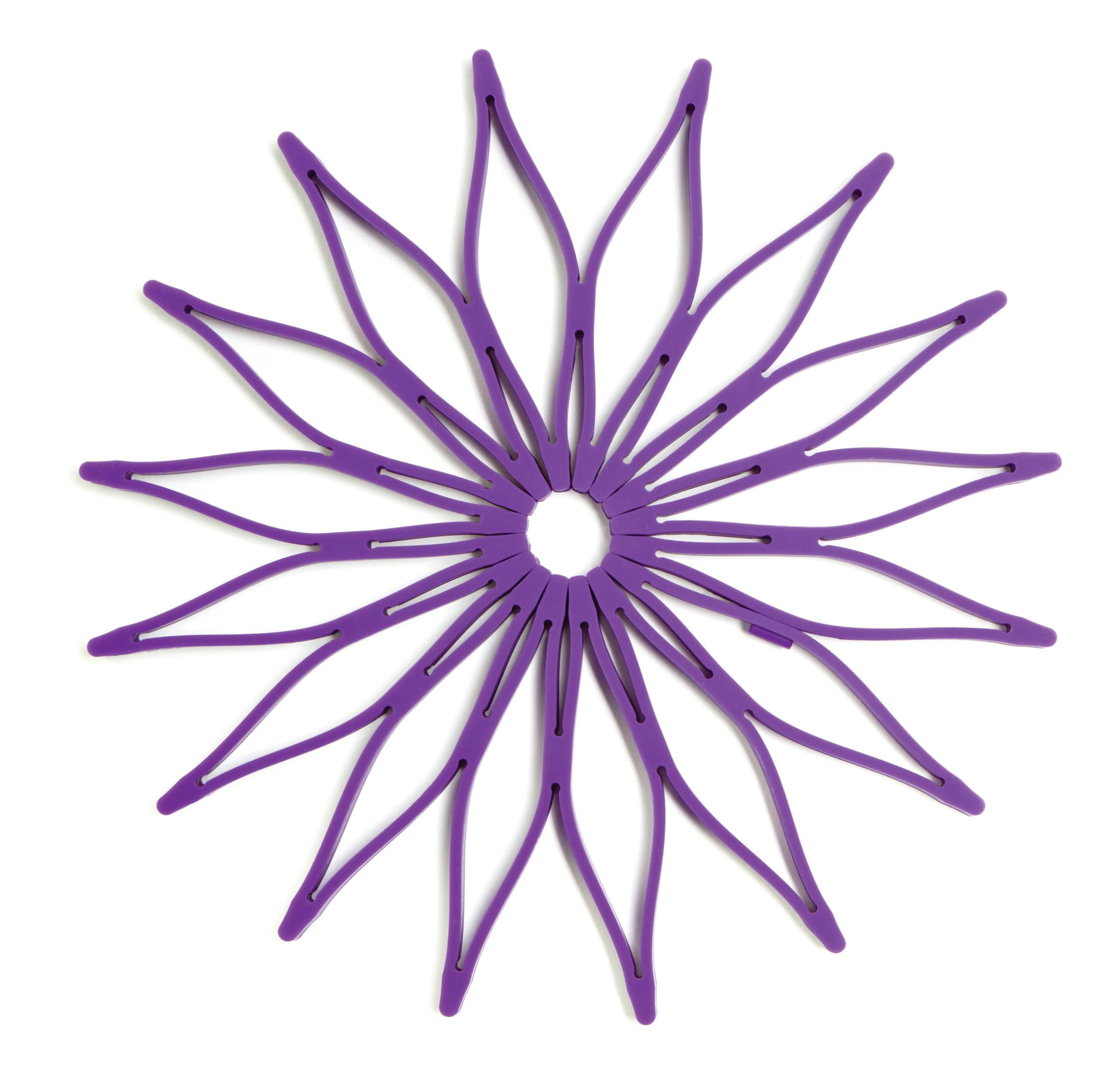 Blossom Multi-Use Purple Flower Trivet