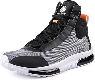 Bacca Bucci Superstar Men Fashion Hi Top Sneakers/Street Wear with Dual Air Cushion Rubber Outsole for Swag, Travel, Parties, Dancing, Dating, Streets & Fun