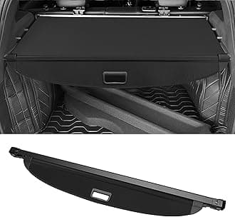 Motoforti Car Trunk Retractable Cargo Cover for Kia Sportage 2023-2024 Rear Trunk Parcel Shelf Luggage Security Shield Shade, Canvas, Gloss Black