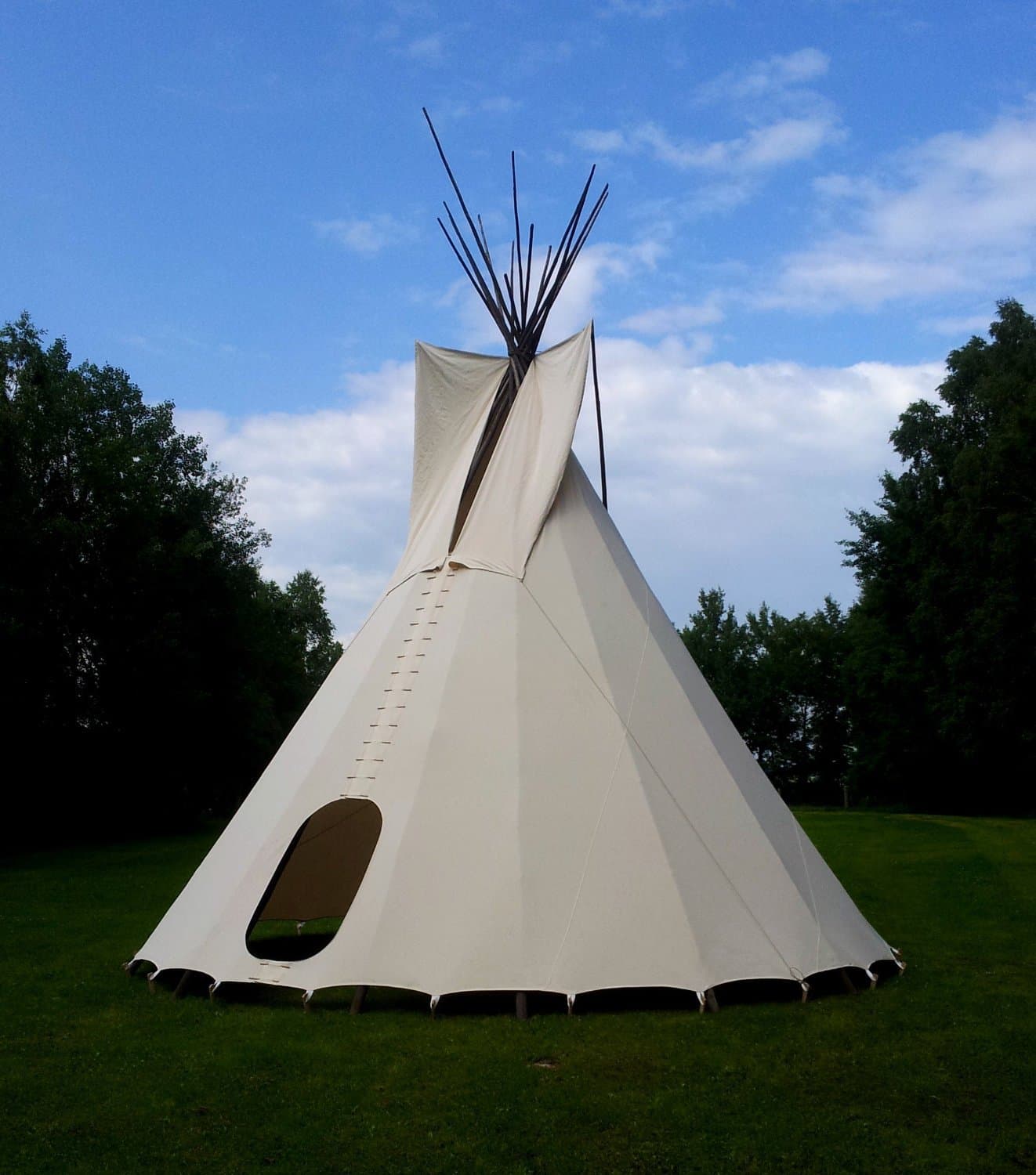 Ã˜ 3 m 10,2 ft Tipi Indian tent tepee teepee Wigwam Larp reenactment Yurt bell