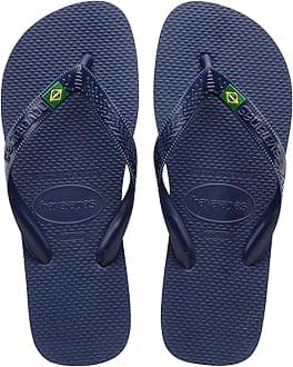 Top Brasil, Comfortable, Durable and Lightweight Flip-Flops, with Non-Slip Sole, Brazil Flag on the Straps, Adults, Unisex