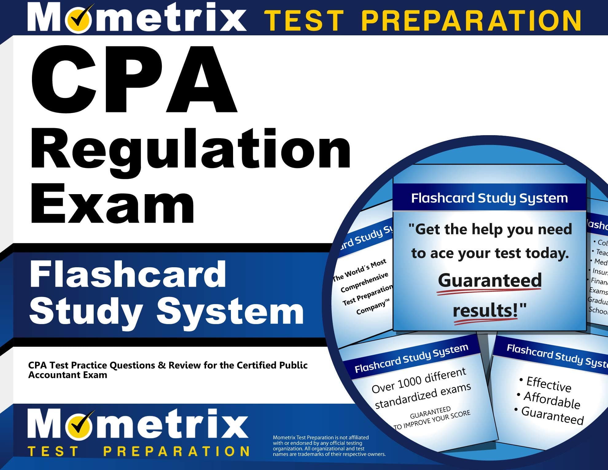 - CPA Regulation Exam Flashcard Study System: CPA Test Practice Questions & Review for the Certified Public Accountant Exam (Cards)