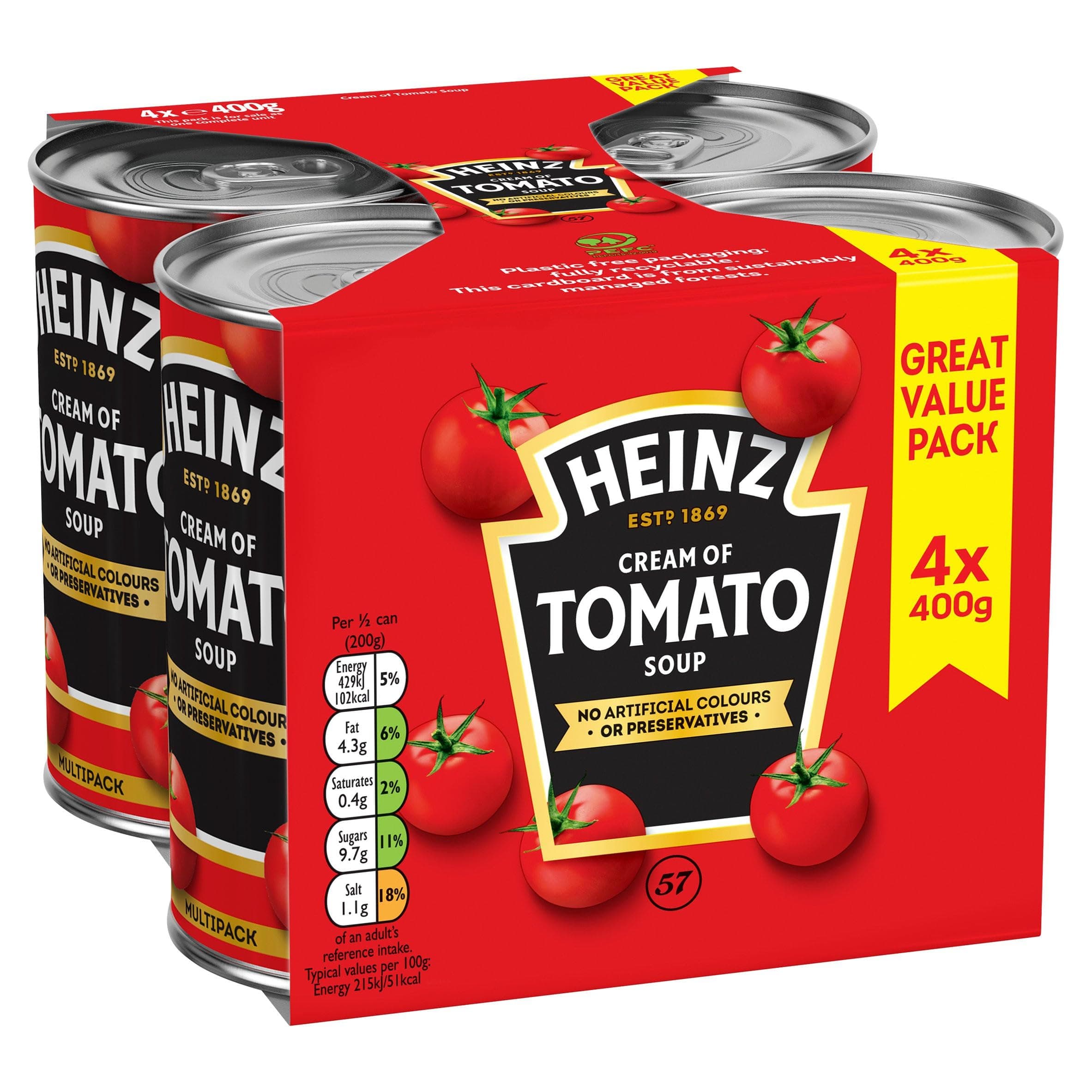 Heinz Soup Tomato 4Pk