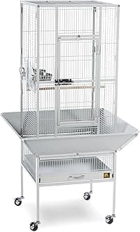 Pet Products 3351W Park Plaza Bird Cage, Pewter,Small