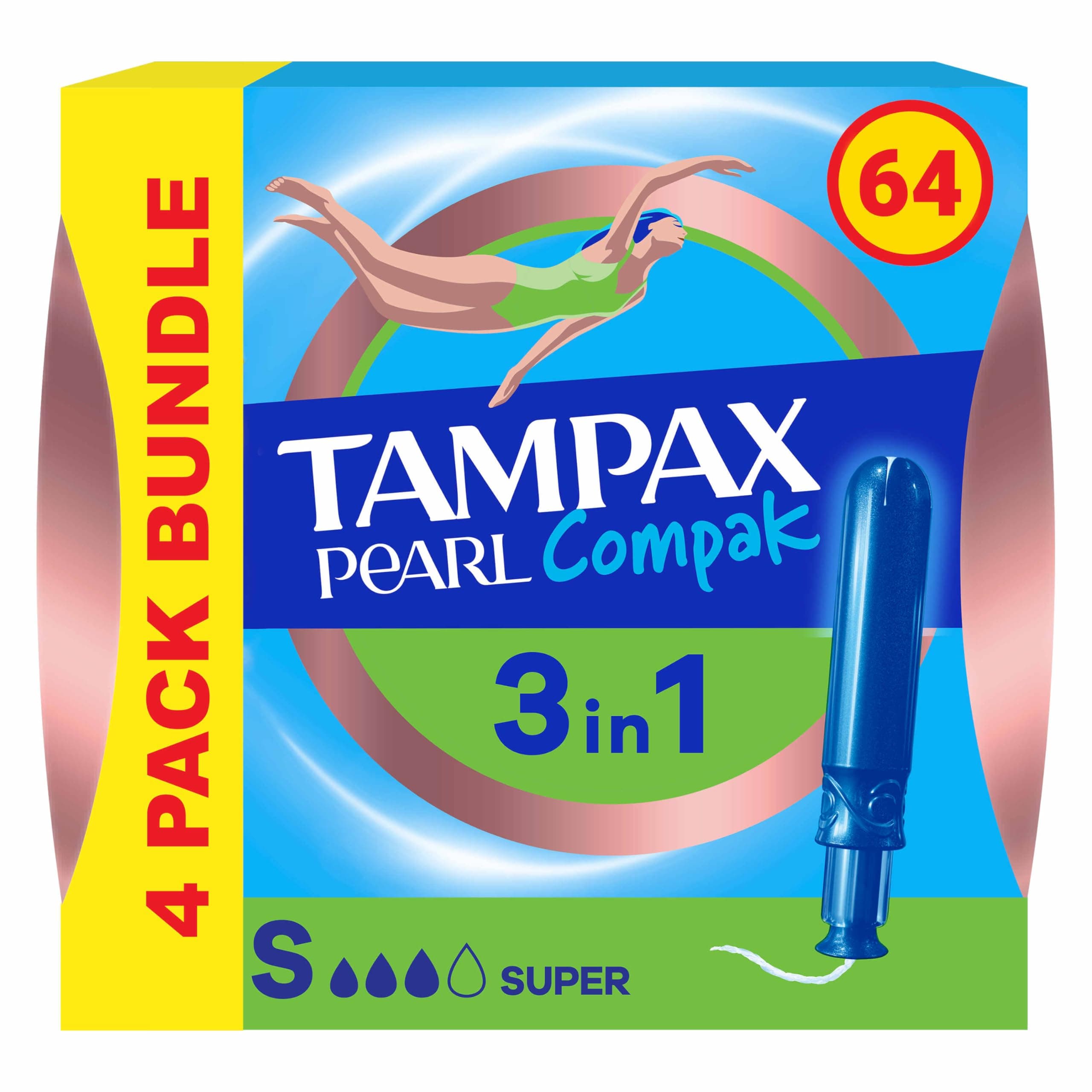 Compak Pearl Tampons Super 16CT CSx4