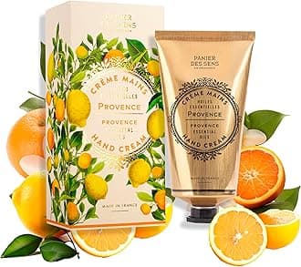 Panier des Sens Provence Hand Cream - Nourishing Shea Butter Hand Cream for Dry Cracked Hands 97% Natural Ingredients - Dermatologically Tested Hand Lotion for Woman Made in France, 2.5 fl oz