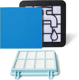 MI:KA:FI Complete Filter Set, Compatible with Philips Vacuum Cleaners, PowerPro Compact + PowerPro City + PowerPro Active, such as FC8010/01 and FC8010/02