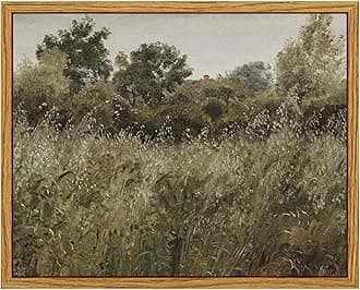 Framed Canvas Wall Art Vintage Decor, Small Canvas Wall Art, Living Room Desk Decor, Vintage Farmhouse Wall Decor for Bedroom Living Room, Ready to Hang Wall Artwork, 8"x10"