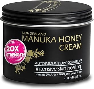 BALM OF GILEAD Manuka Eczema Honey Cream - Moisturizer for Sensitive Skin, Eczema, Psoriasis & Dermatitis - Manuka Honey Ointment, Grassfed Tallow