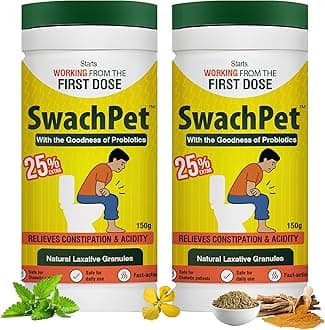 Natural Laxative Granules | Fast Relief from Constipation, Acidity & Stomach Ulcer | Probiotic Herbal Formula for Gut Health & Digestive Support | Detox, Smooth Bowel Movement & Ayurvedic Stool Softener | No Added Sugar, Non-Habit Forming & Safe for Kidney, Liver & Diabetics | Ayush Approved | 150g (Pack of 2)