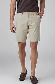Men's Element Chino Shorts | Solid Straight Fit | 100% Cotton with Dual Pockets & Plus Sizes