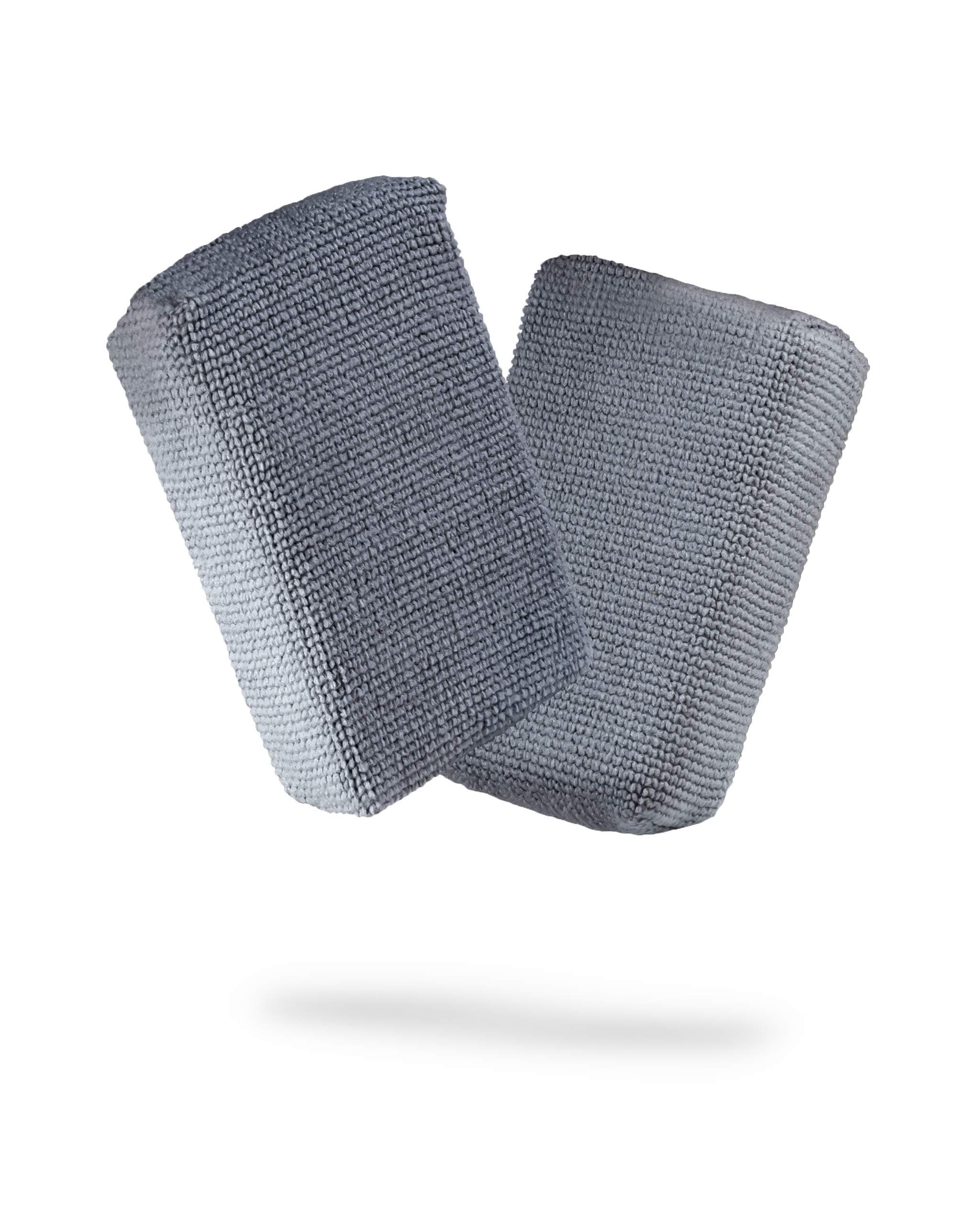 Adam's Polishes Microfiber Applicator Pad (2 Pack) All Purpose Car Detailing Applicator Sponge | Use with Ceramic Coating for Cars, Car Wax, Paint Sealants, Compound, Polish, Conditioner, Glazes