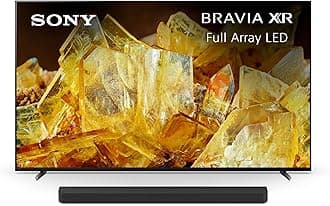 Sony 55 Inch 4K Ultra HD TV X90L Series: BRAVIA XR Full Array LED Smart Google TV with Dolby Vision HDR and Exclusive Features for The PlayStation® 5 XR55X90L BRAVIA Theater Bar 8 Sound Bar