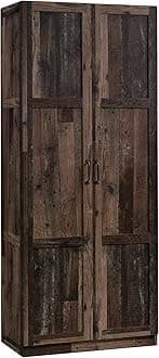 Select Storage Cabinet, Pantry Cabinet Kitchen Storage with Adjustable Shelves, Bathroom Storage Cabinet, in Reclaimed Pine