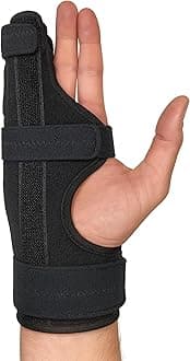 – Metacarpal Finger Splint Hand Brace | Pinky Finger Splint For Boxer Fractures, Broken Ring Finger | Little Finger Cast, Trigger Finger Immobilizer Straightener, Ulnar Gutter Splints Support RIGHT S/M