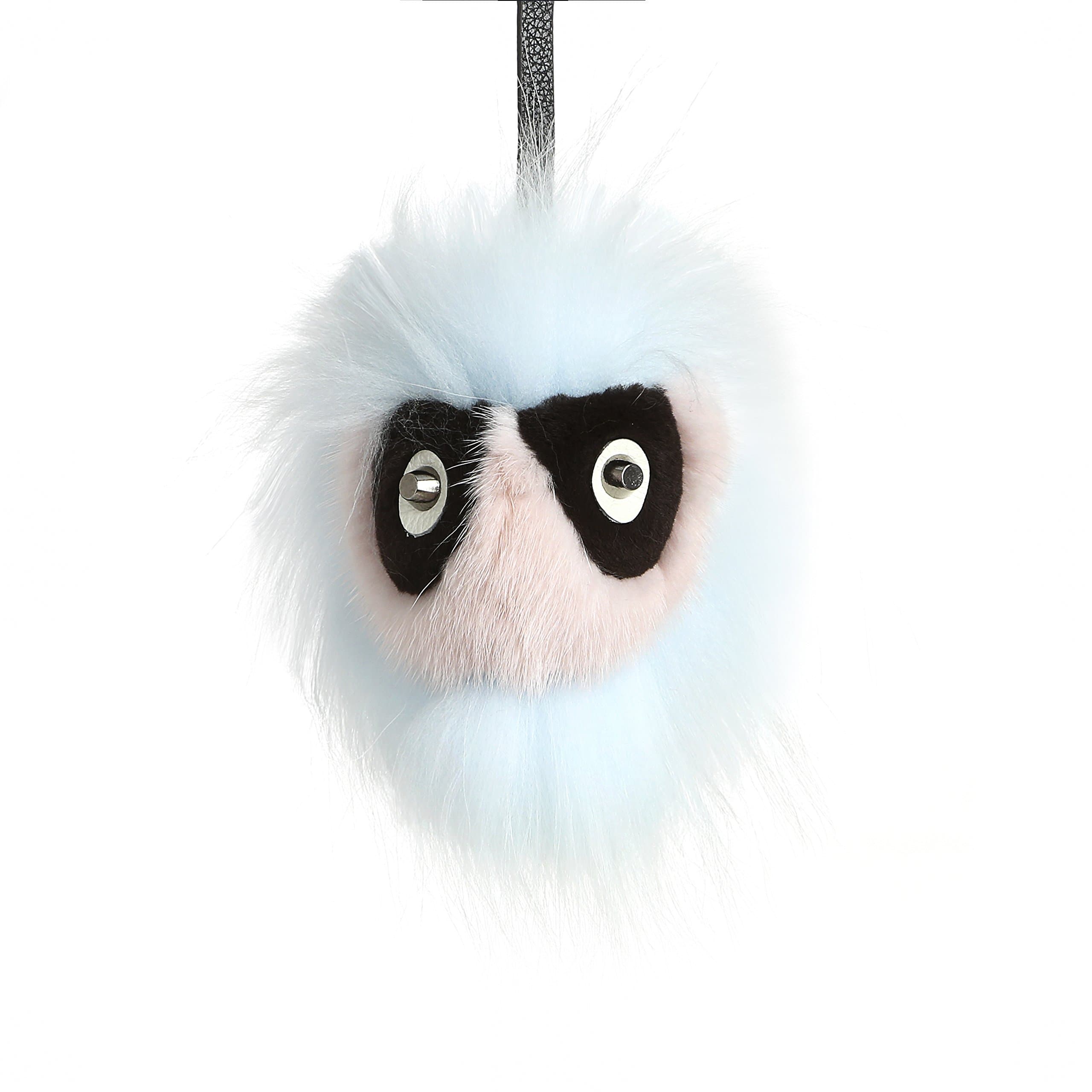 Key Chain fur monster, Light blue , Designed by Designer Ella Liu 2017 new collection