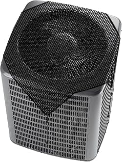 Windscreen4less Outdoor A/C Unit Mesh Cover for Outside Air Conditioner AC Compressor Condenser 32''x32'' Keep Out Leaves Breathable for All Seasons