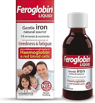 Feroglobin Gentle Iron and Nutrient Liquid - Reduce Tiredness and Fatigue | Maintain Health and Vitality | Natural Iron Source