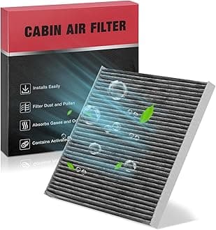 Cabin Air Filter with Activated Carbon Compatible with Nissan Quest, 2011-2017, Maxima/Murano 2009-2014, Altima 2007-2012, Replace# CF11173, 27277JA000