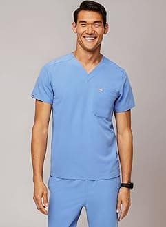 Men's Leon Medical Scrubs Shirt (Pack of 1)