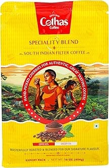 Cothas Traditional South Indian Speciality Blend Filter Coffe Powder - Pack of 1, 454g [ Coffee 85% & Chicory 15% ]