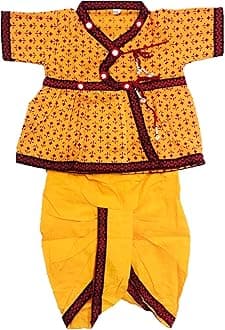 PK MART Traditional Ethnic Wear Kids Cotton Dhoti kurta Set for Baby Boys