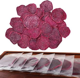 Freeze Dried Dragon Fruit Slices Chunks for Cocktails Dragon Fruit Cubes Pieces Bulk No Sugar added Make Drink/Tea Dehydrated Snack, Red Nutty 3.5oz/100g