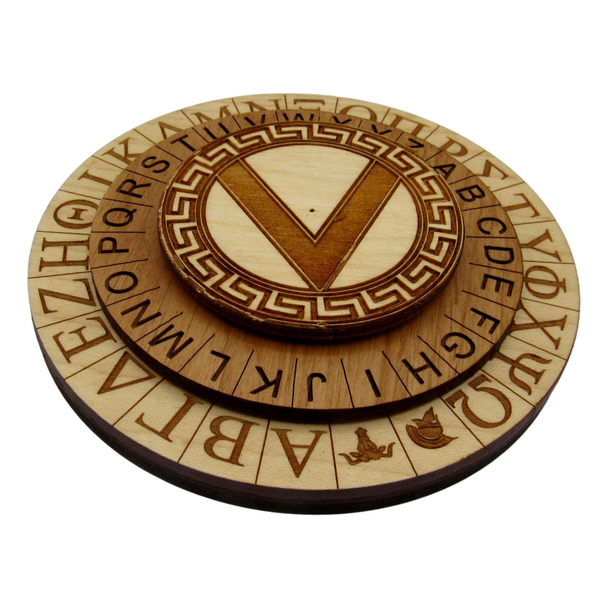 Spartan Cipher Wheel - Escape Room Prop