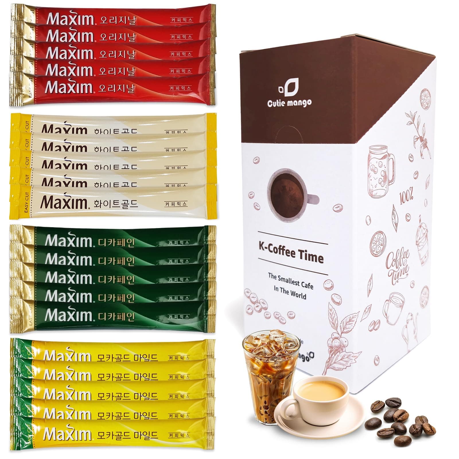 Maxim Coffee Mix 4Types_20P