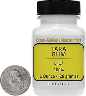 Tara Gum [E417] 100% USP Food Grade Powder 1 Oz in a Bottle