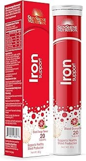 Iron Blood Orange Efferevescent 20 Tablets