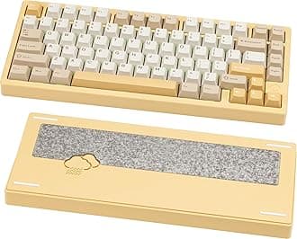 WOBKEY Rainy 75 Aluminum HMX/JWK Switches Mechanical Keyboard with Superior Acoustics, Wired, BT, 2.4G Wireless Connectivity (Pro - Yellow(WOB Switch))