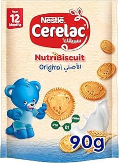 Nestle Cerelac Nutribiscuit Original Bag, 180G, Pack Of 1