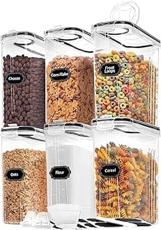 Skroam 6pcs food containers with spout