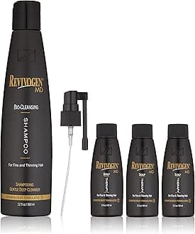 Revivogen MD Scalp Therapy Thinning Hair Solution and Bio-Cleansing Shampoo Set