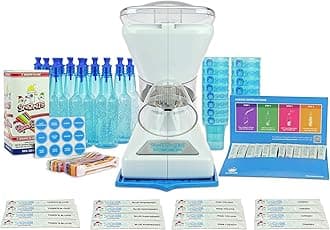 SNOWIE Little Max Snow Cone Machine - Premium Shaved Ice Maker, With Powder Sticks Syrup Mix, Entrepreneur Kit