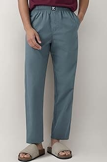 XYXX Men's Pace Super Combed Cotton Regular Fit Solid Pyjamas