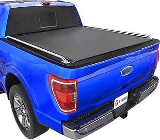 Tyger Auto T2 Low Profile Soft Roll Up Truck Bed Tonneau Cover Compatible with 2015-2025 Ford F-150 | Fleetside 5.5' (67") | TG-BC2F6229