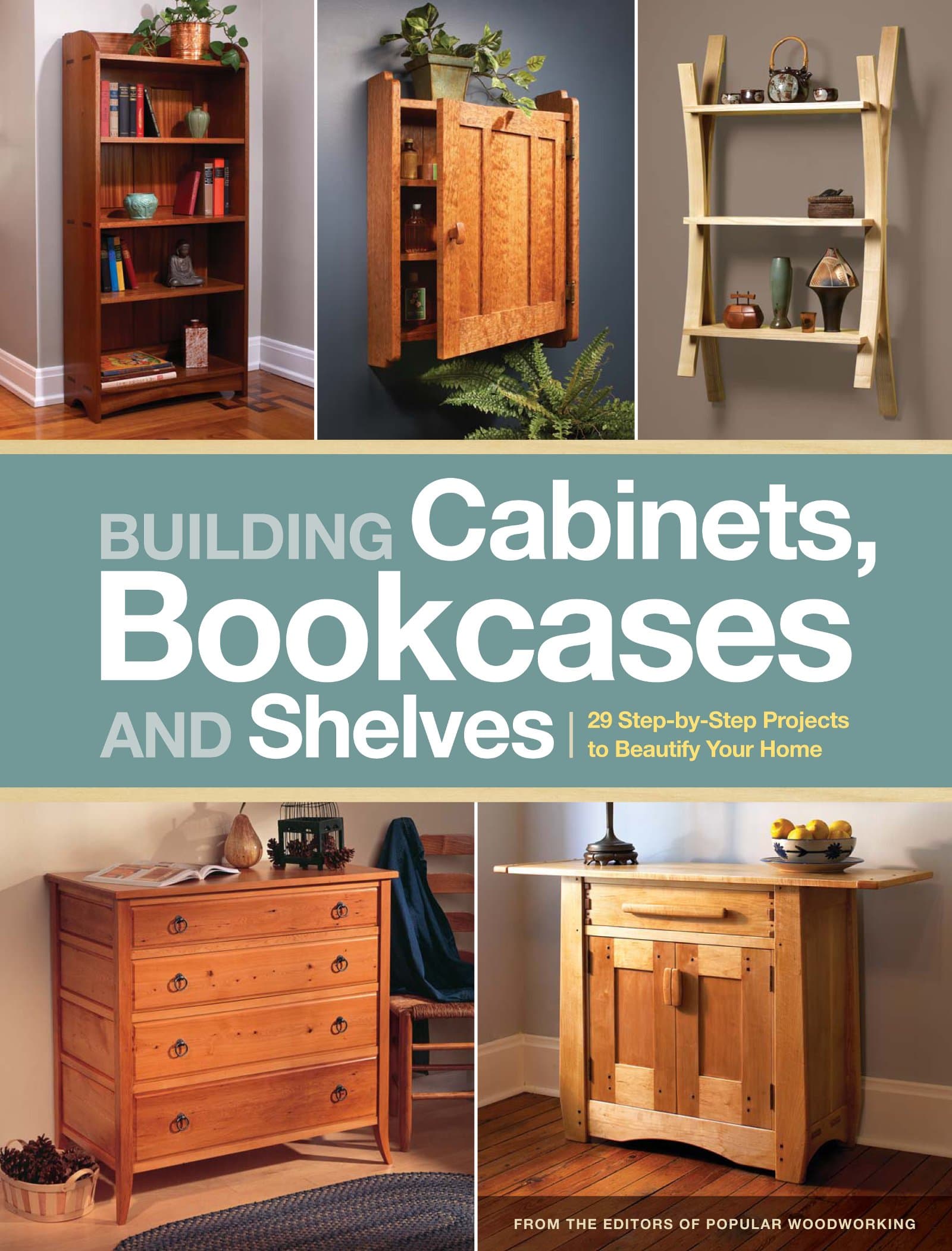 Building Cabinets, Bookcases & Shelves: 29 Step-by-Step Projects to Beautify Your Home Kindle Edition