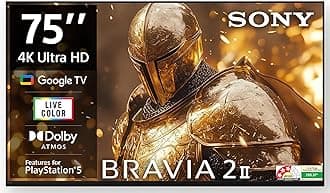 189 cm (75 inches) BRAVIA 2M2 Series 4K Ultra HD Smart LED Google TV K-75S25BM2