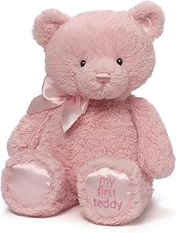 GUND Baby My First Teddy Bear, Ultra Soft Animal Plush Toy for Babies and Newborns, Pink, 15”