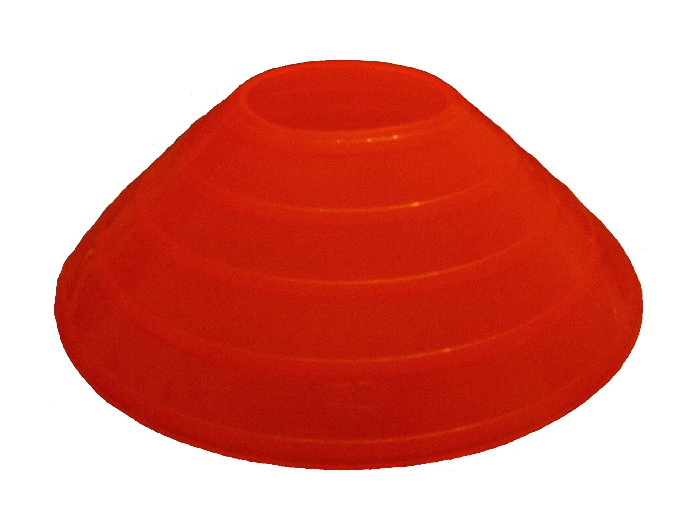 Disc Cones Bright Orange Set of 100