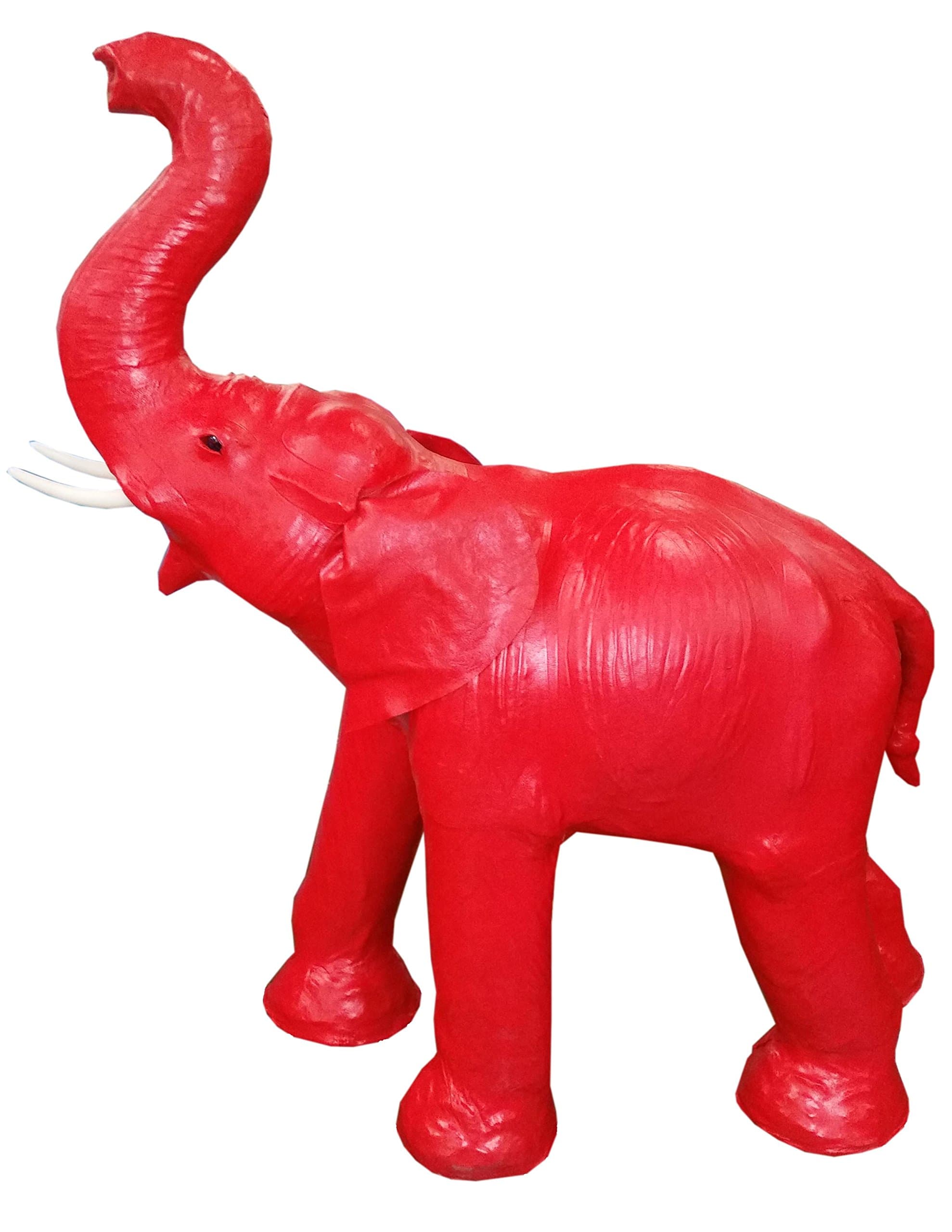 Elephant Standing, Red