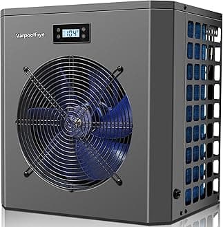 Pool Heaters For Above Ground Pools 16000 BTU Electric Pool Heater Pump 5000 Gallon 120v Swimming Pool Heat Pump WiFi Control Heat Or Cool Spa Heater Pump
