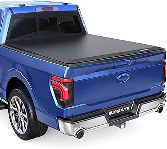 6.5FT Soft Roll-Up Truck Bed Tonneau Cover Compatible for 2015-2026 Ford F150 Styleside (Not for Flareside) 78inch
