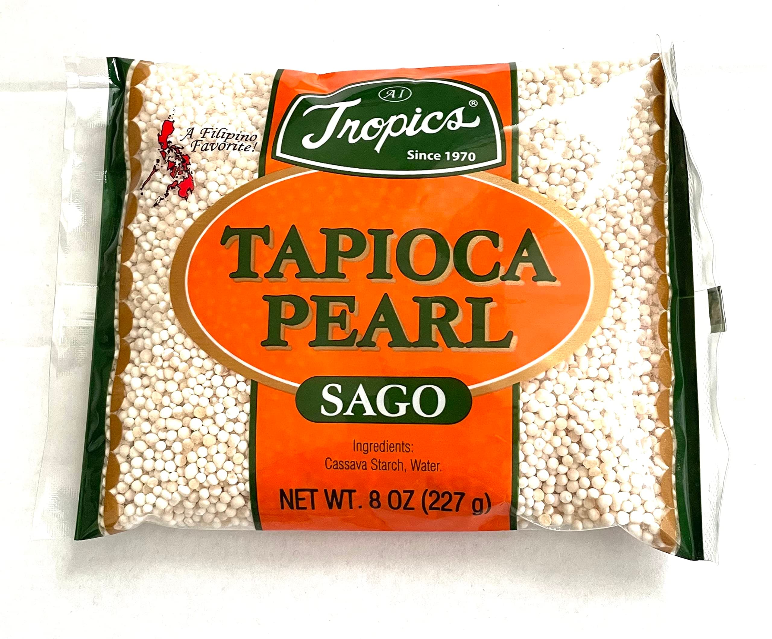 Tropics Tapioca Pearl or Sago 8 Oz. Small Pcs
