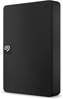Expansion Portable, 4TB, External Hard Drive, 2.5 Inch, USB 3.0, for Mac and PC, 2 year Rescue Services (STKM4000400)
